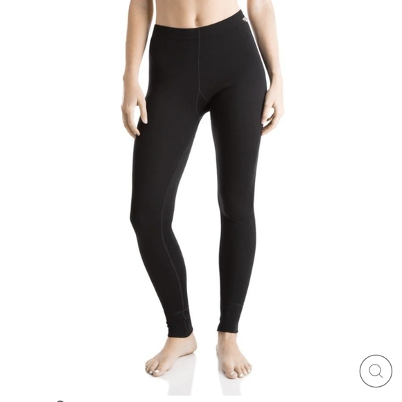 NIB Meriwool 250 Womens Black Wool Leggings Size L - Picture 1 of 7